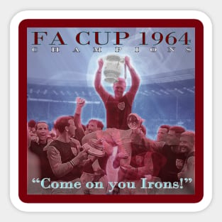 Retro East End Cockneys - 1964 CUP WINNERS Sticker